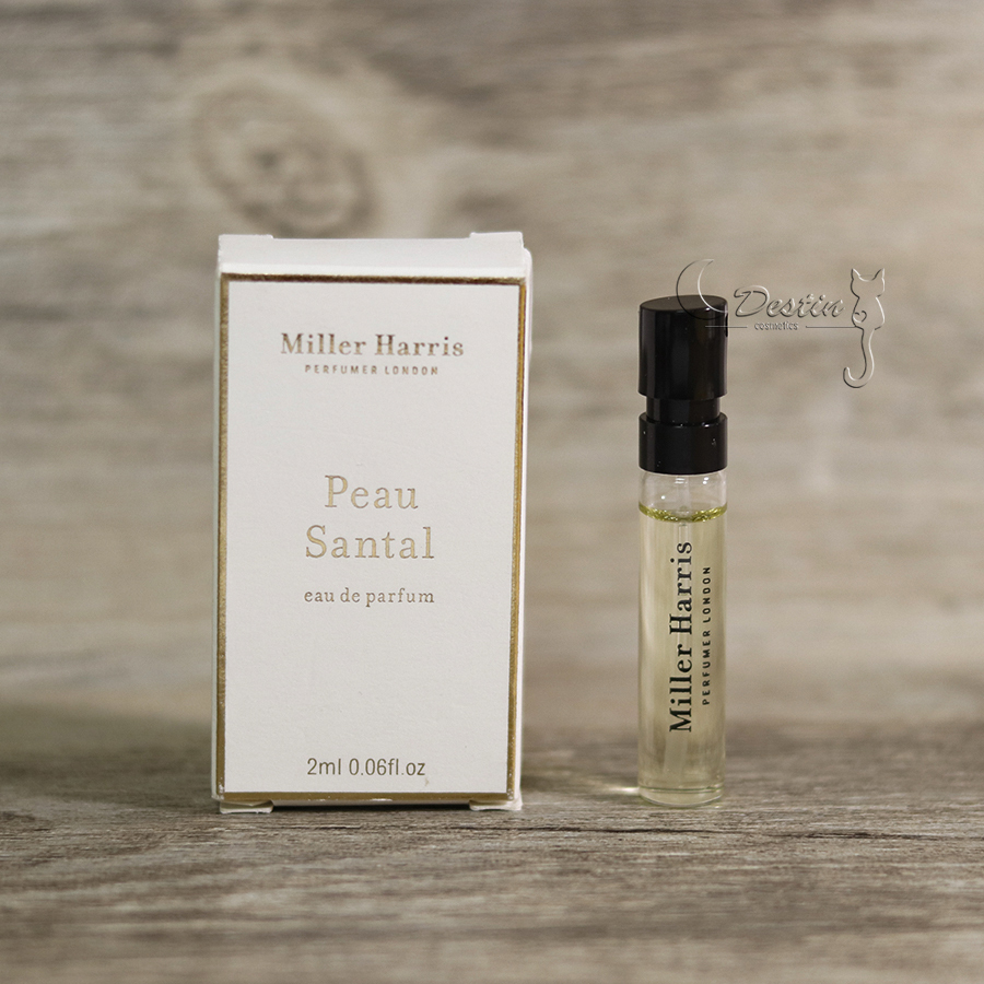 Miller Harris 嫣柔檀香Peau Santal 中性淡香精2mL 可噴式全新試管香水