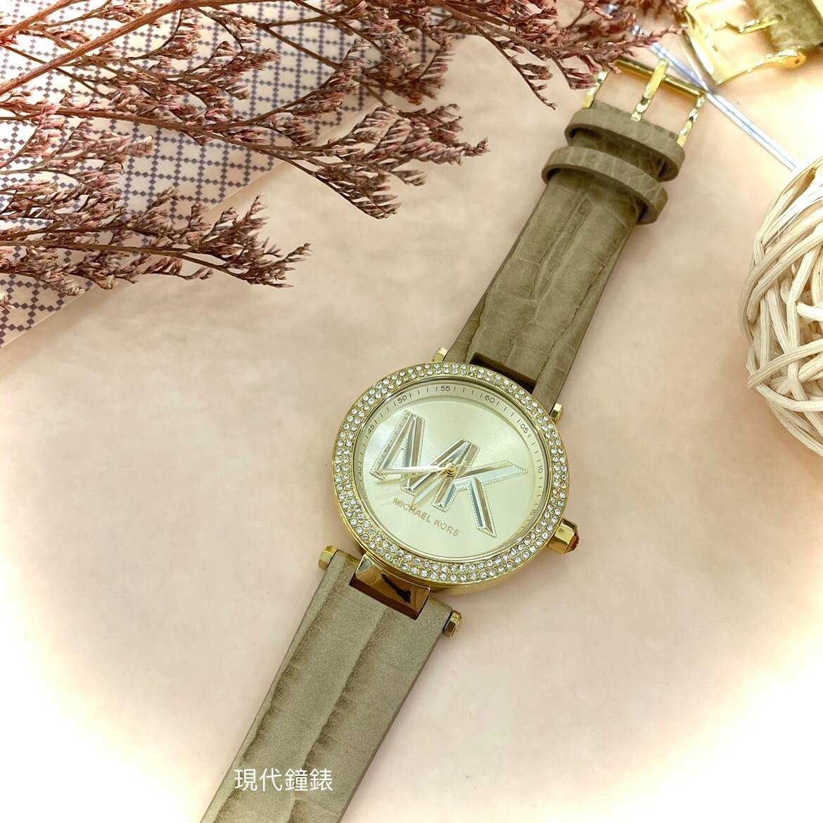 【MICHAEL KORS】Parker艷麗焦點LOGO女錶 MK4725 39mm 現代鐘錶