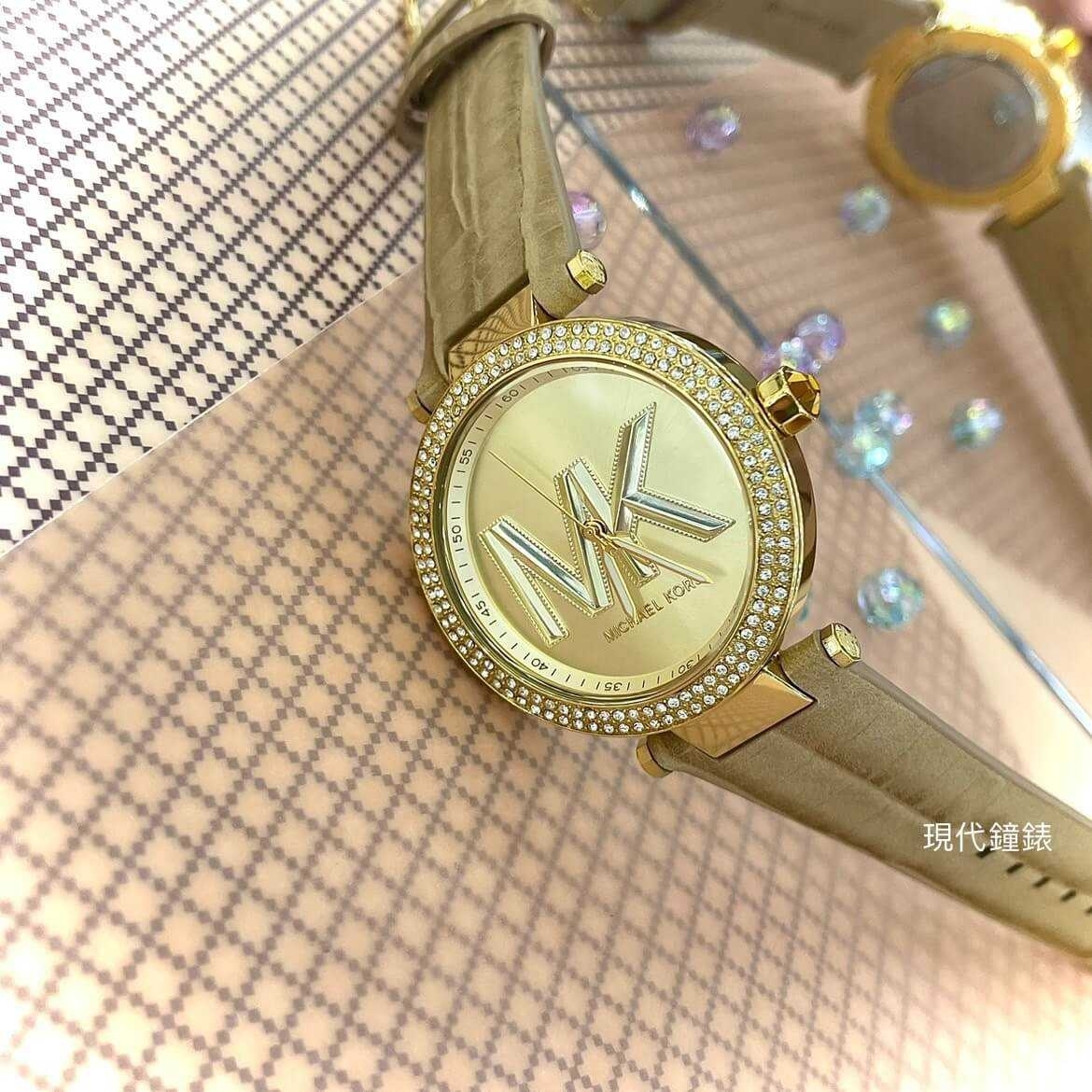 【MICHAEL KORS】Parker艷麗焦點LOGO女錶 MK4725 39mm 現代鐘錶
