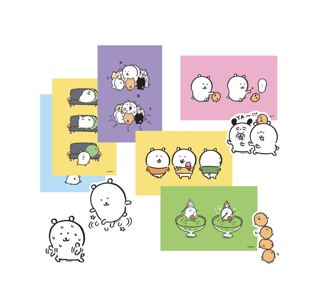 預訂｜韓國限定 白熊 明信片連貼紙