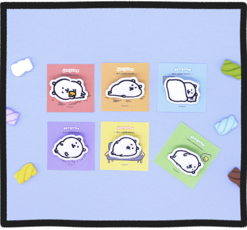 現貨｜韓國限定 白熊 毛絨扣針 (隨機款式)