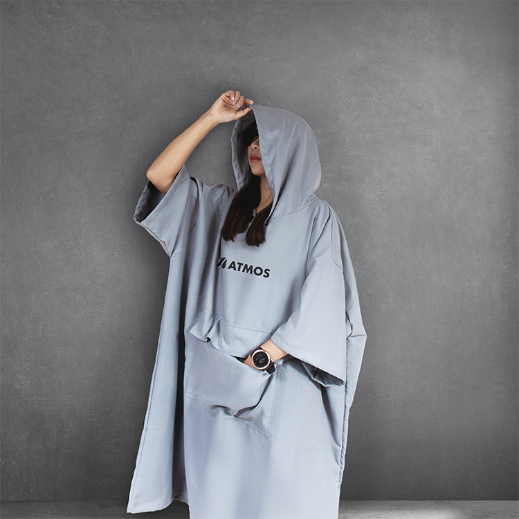 ATMOS 斗篷毛巾衣