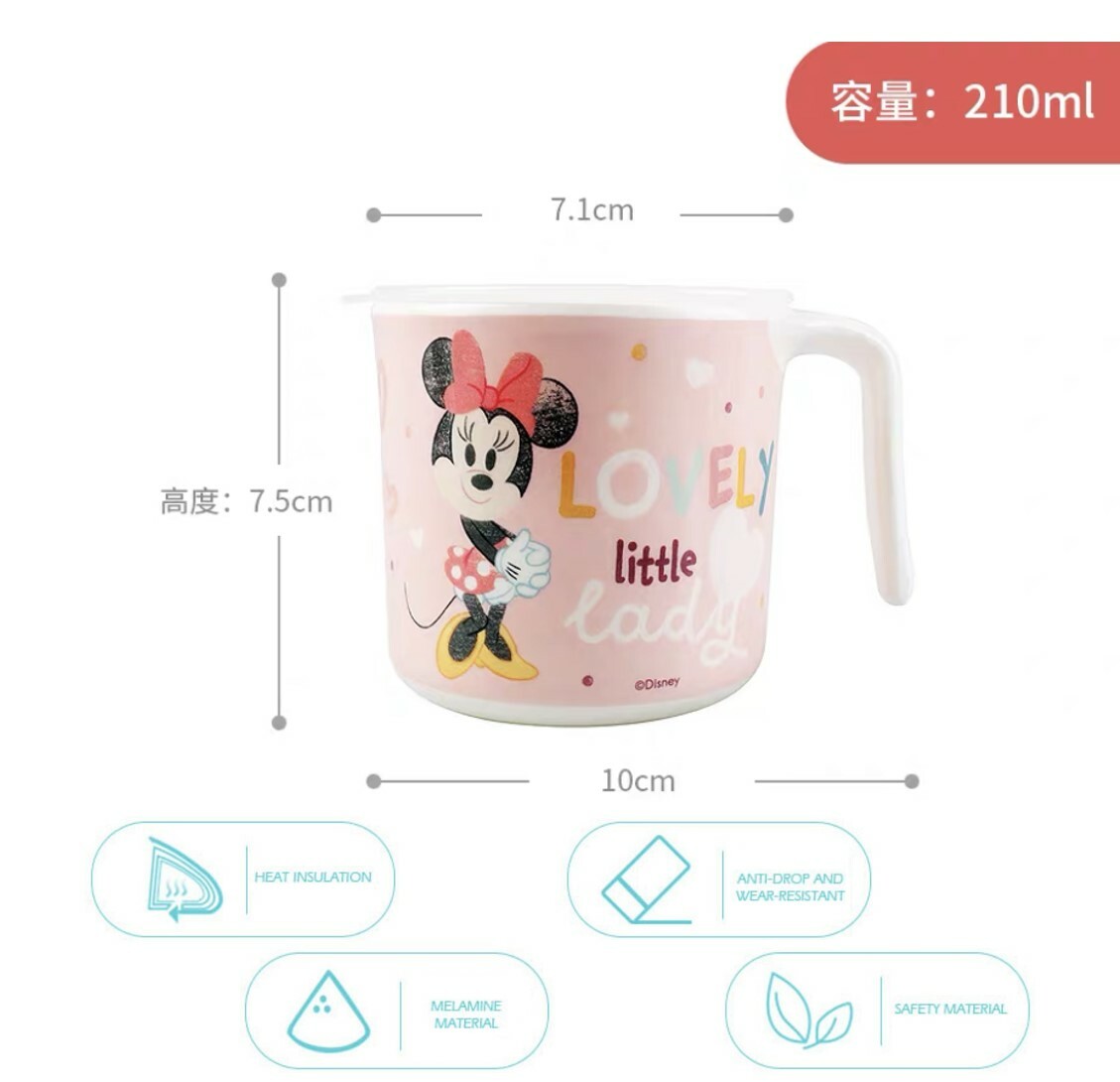 迪士尼米奇|有耳杯連蓋 -米妮 (科學瓷)