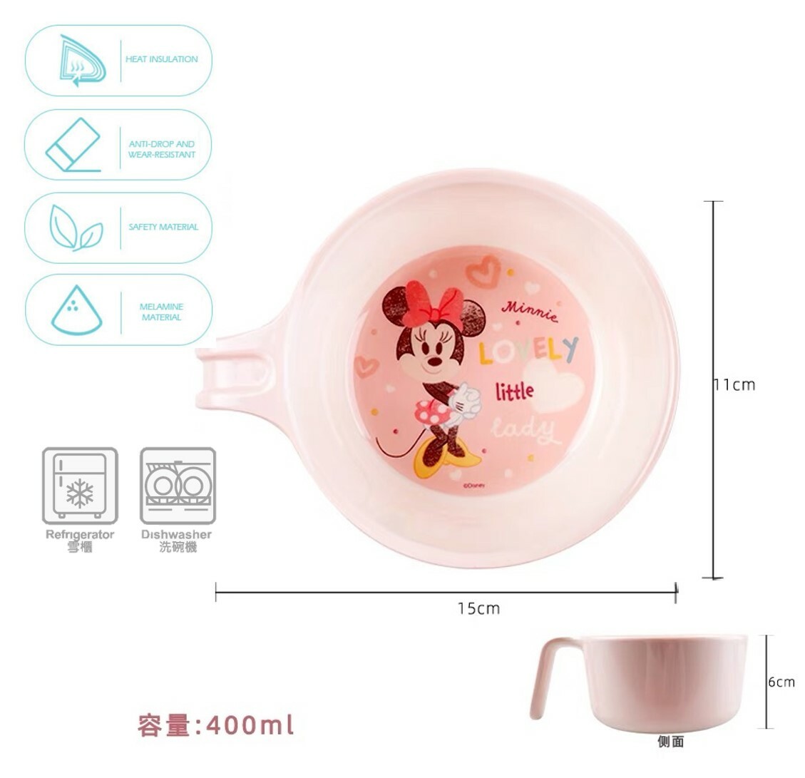 迪士尼米奇 | 有耳湯碗 | 米妮 (科學瓷)