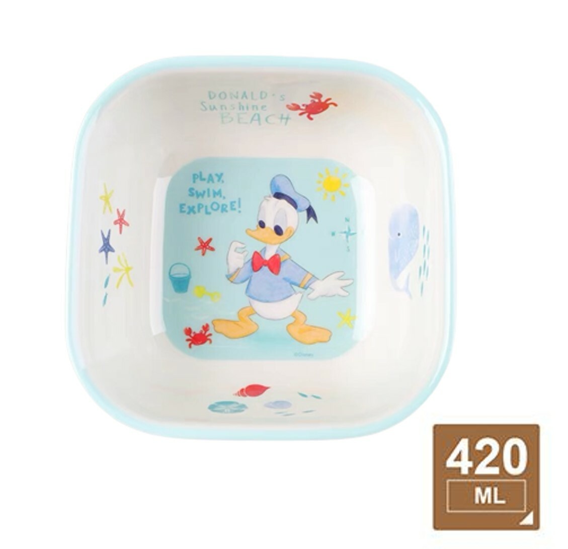 迪士尼唐老鴨 | 兒童方形碗 (科學瓷)