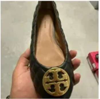 [S] TORY BURCH CHELSEA QUILTED BALLET FLAT,PERFECT BLACK, 143669-001 [FINAL SALE] (STB396)