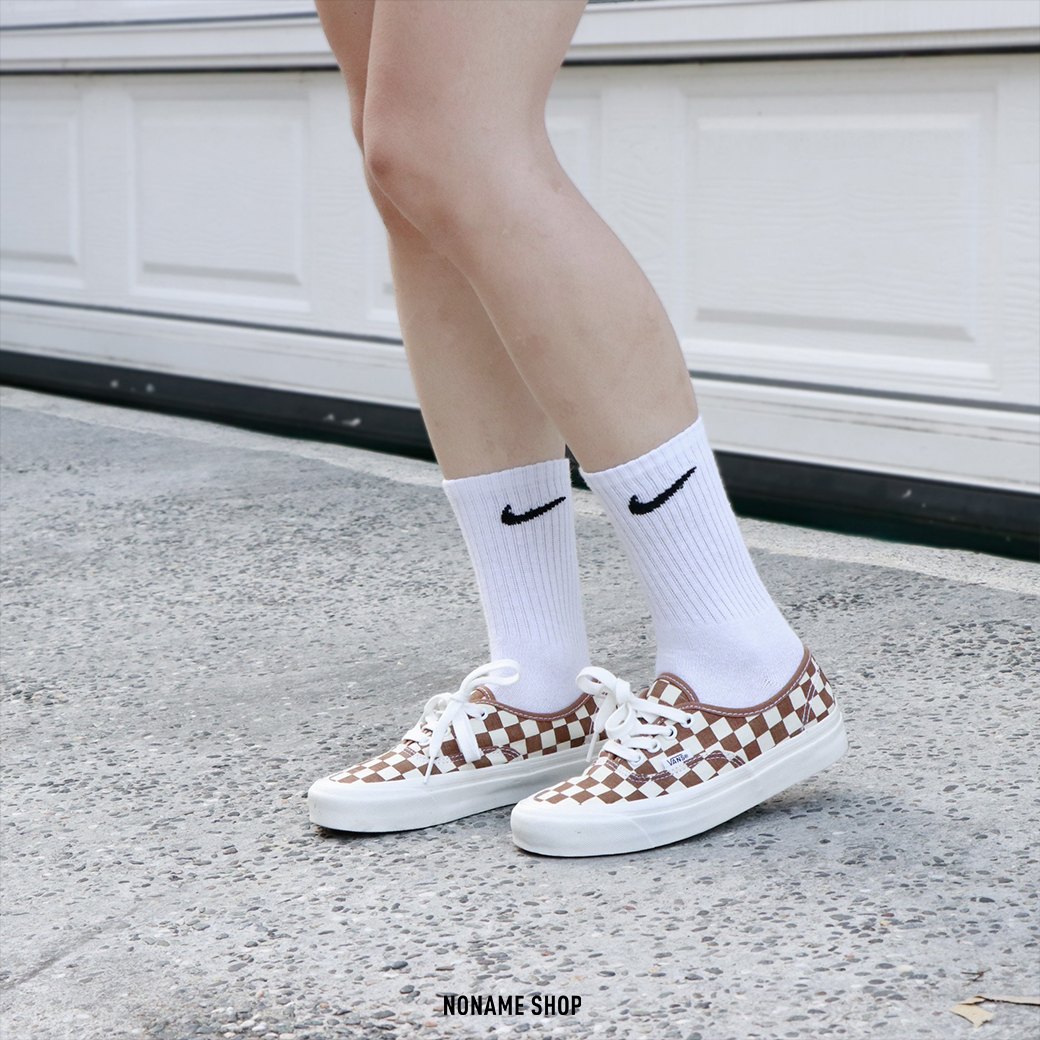 VANS AUTHENTIC 44 DX 棋盤格 帆布鞋 休閒鞋 焦糖鮮奶茶 (男/女款)