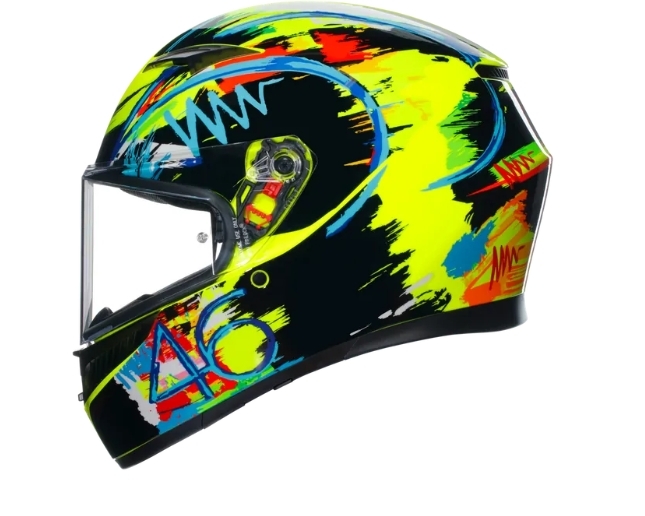 AGV K3 彩繪 ROSSI WINTER TEST 2019