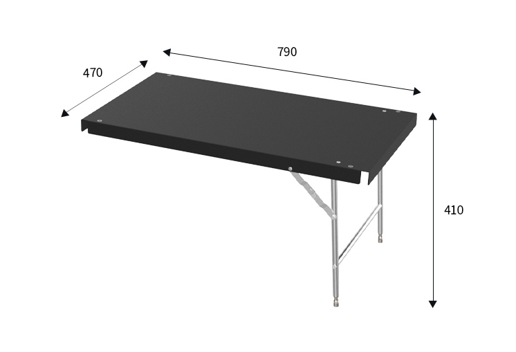 Comma Nine｜Canyon IGT 3 單位桌延伸底板