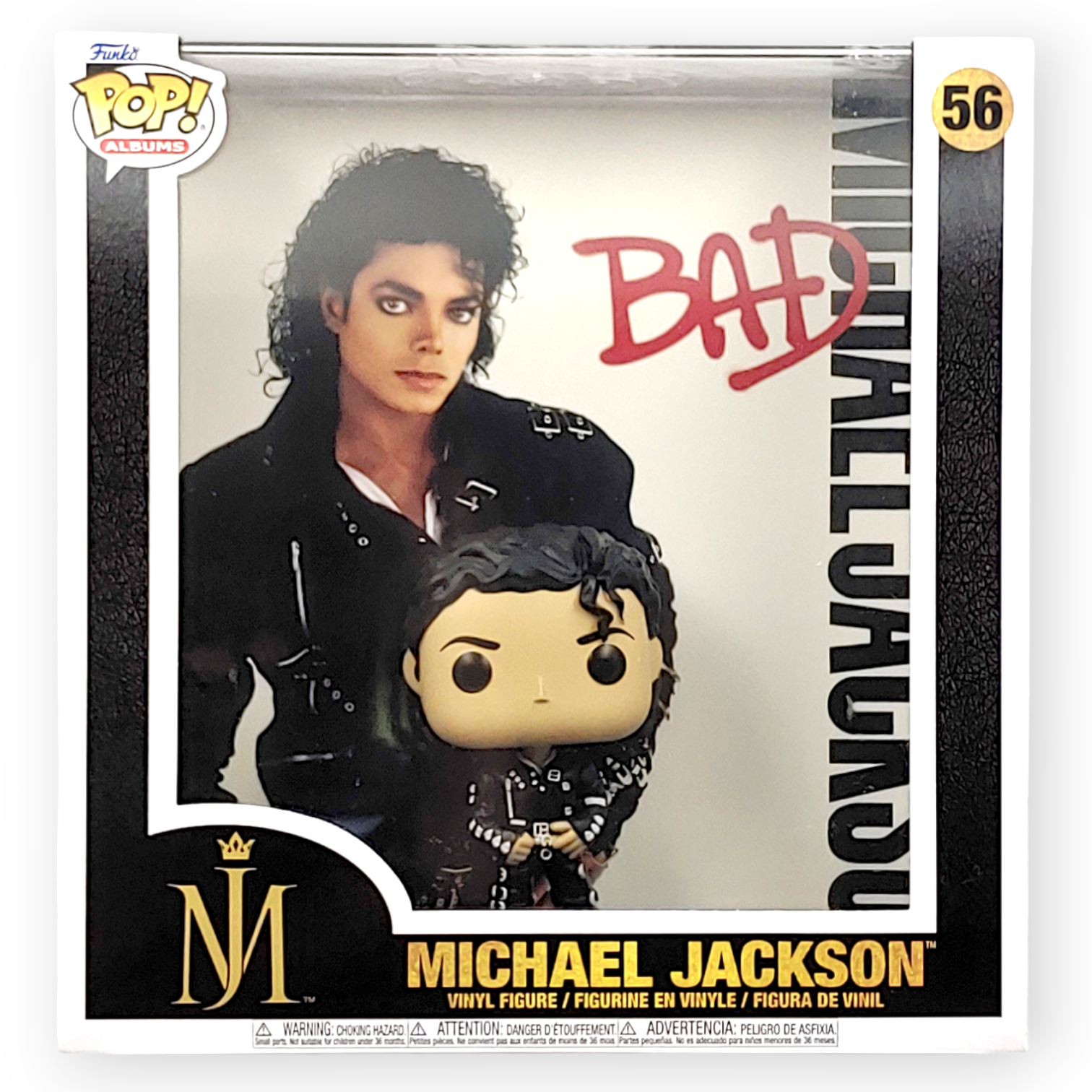 FUNKO POP<MJ>Michael Jackson_BAD專輯背景盒-No.56