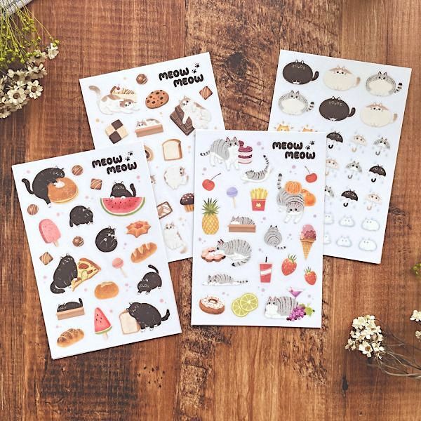 Dimanche Sticker－Meow (Taiwanese Stationery Brand)