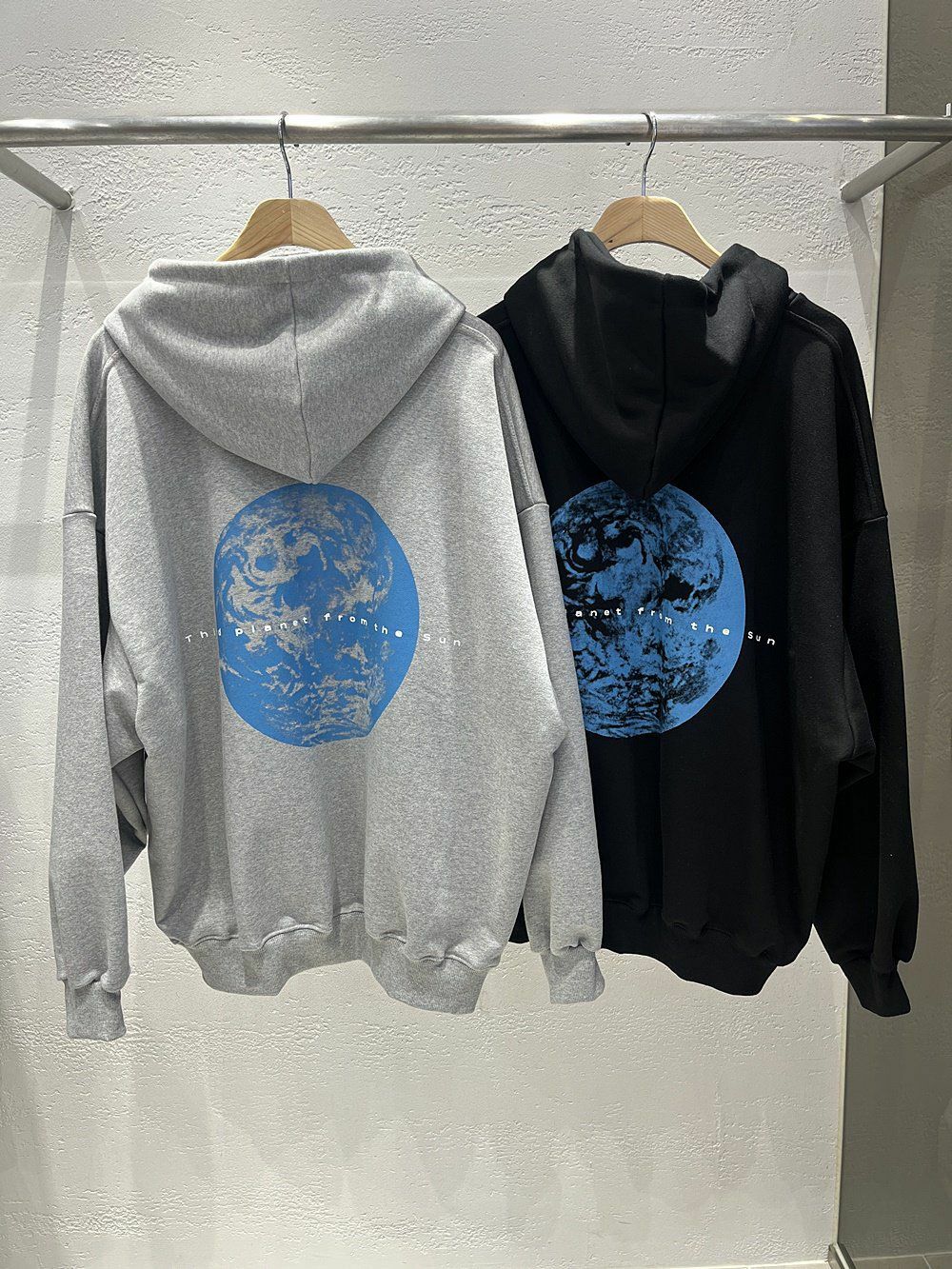 地球圖案連帽衛衣 10.GVTY-0041T