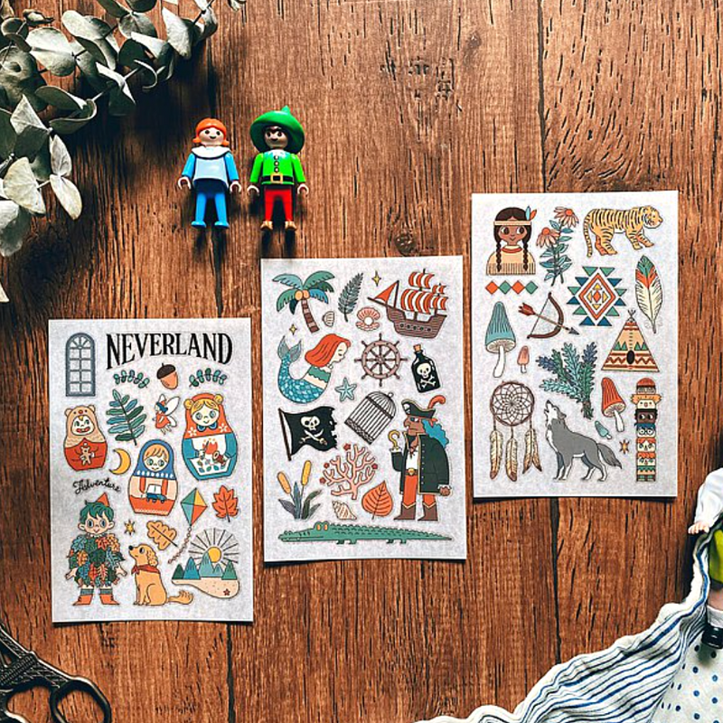 Dimanche Sticker－NEVERLAND (Taiwanese Stationery Brand)