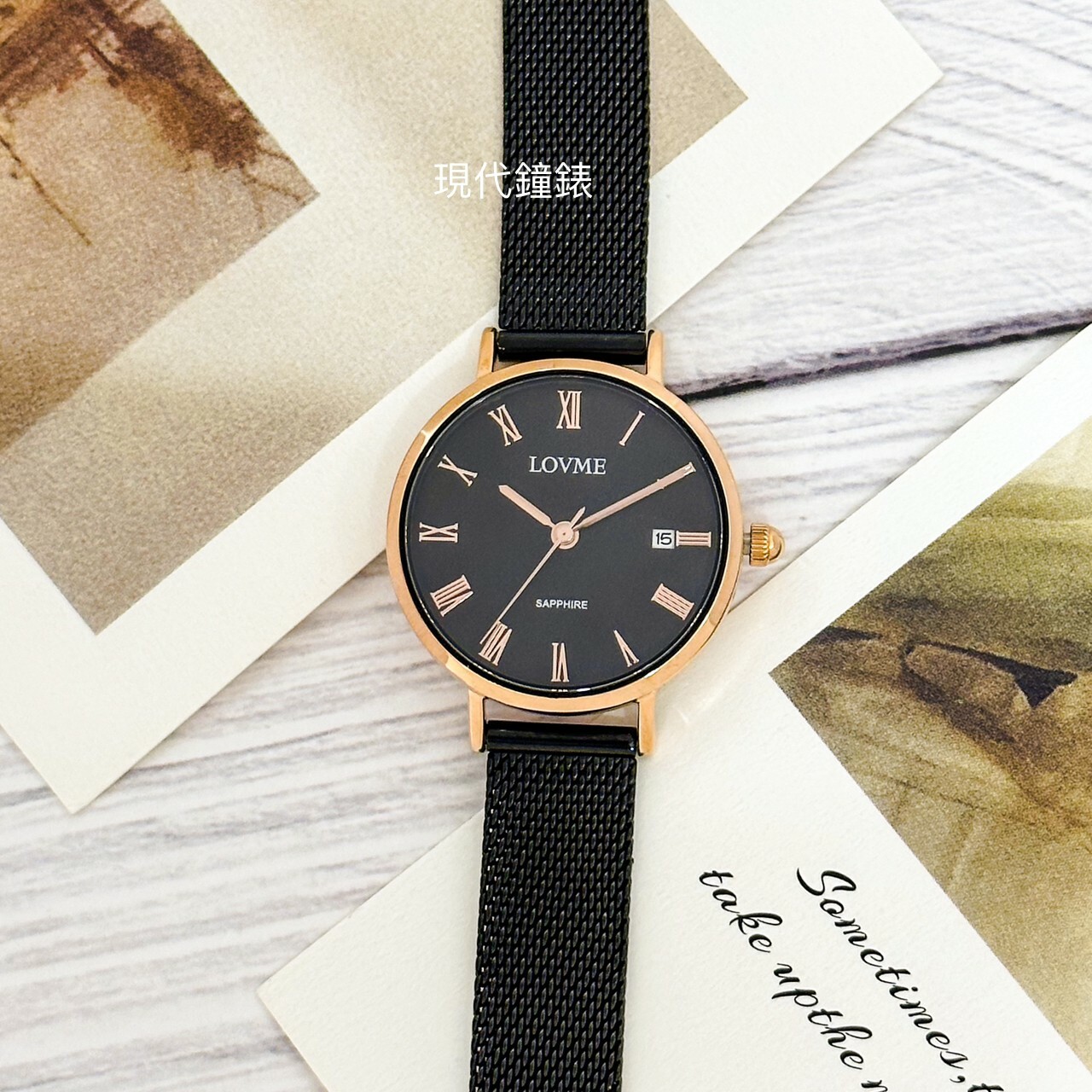 【LOVME】羅馬學院風腕錶 VM3012S-43-341 28mm 現代鐘錶