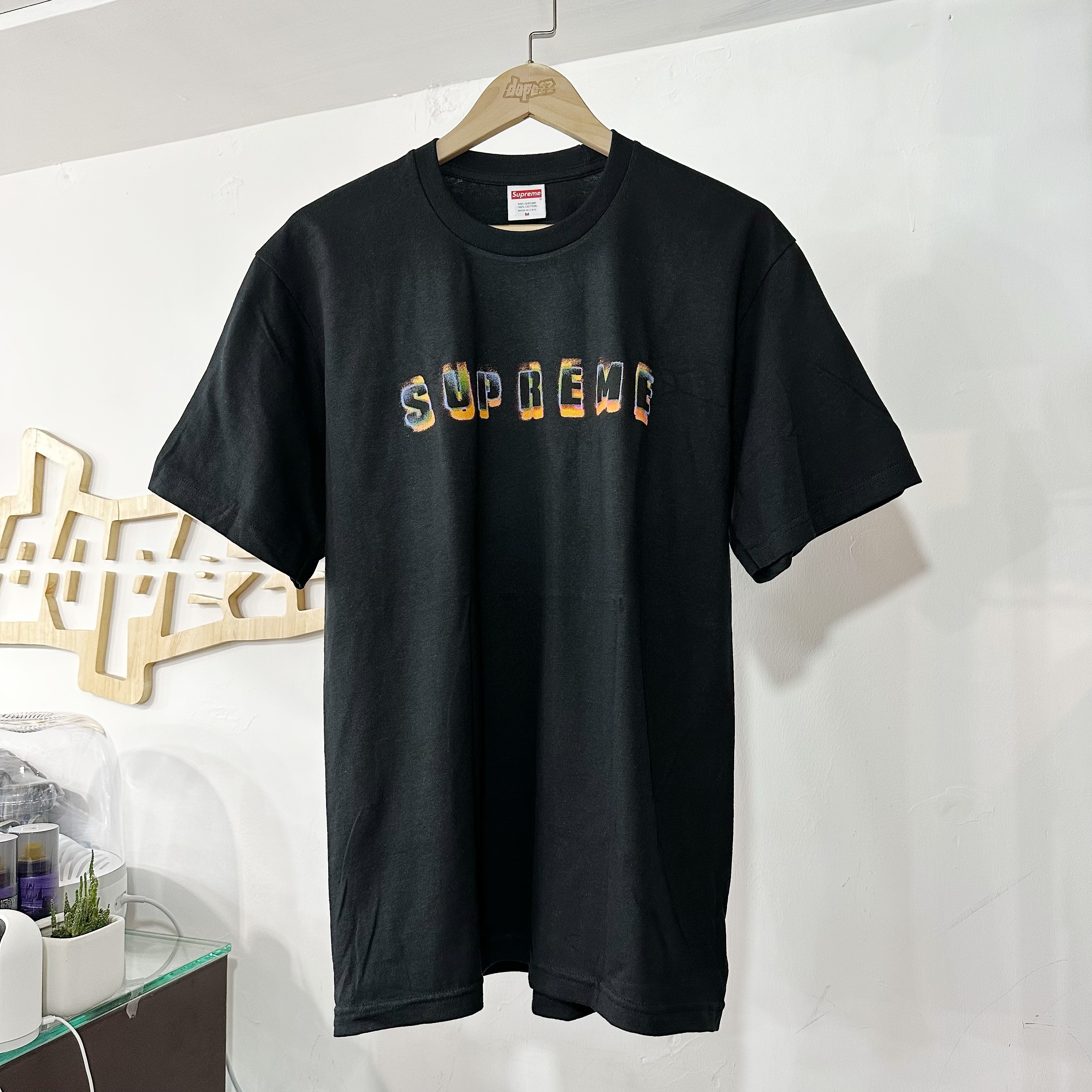 Supreme FW23 Stencil TEE Black