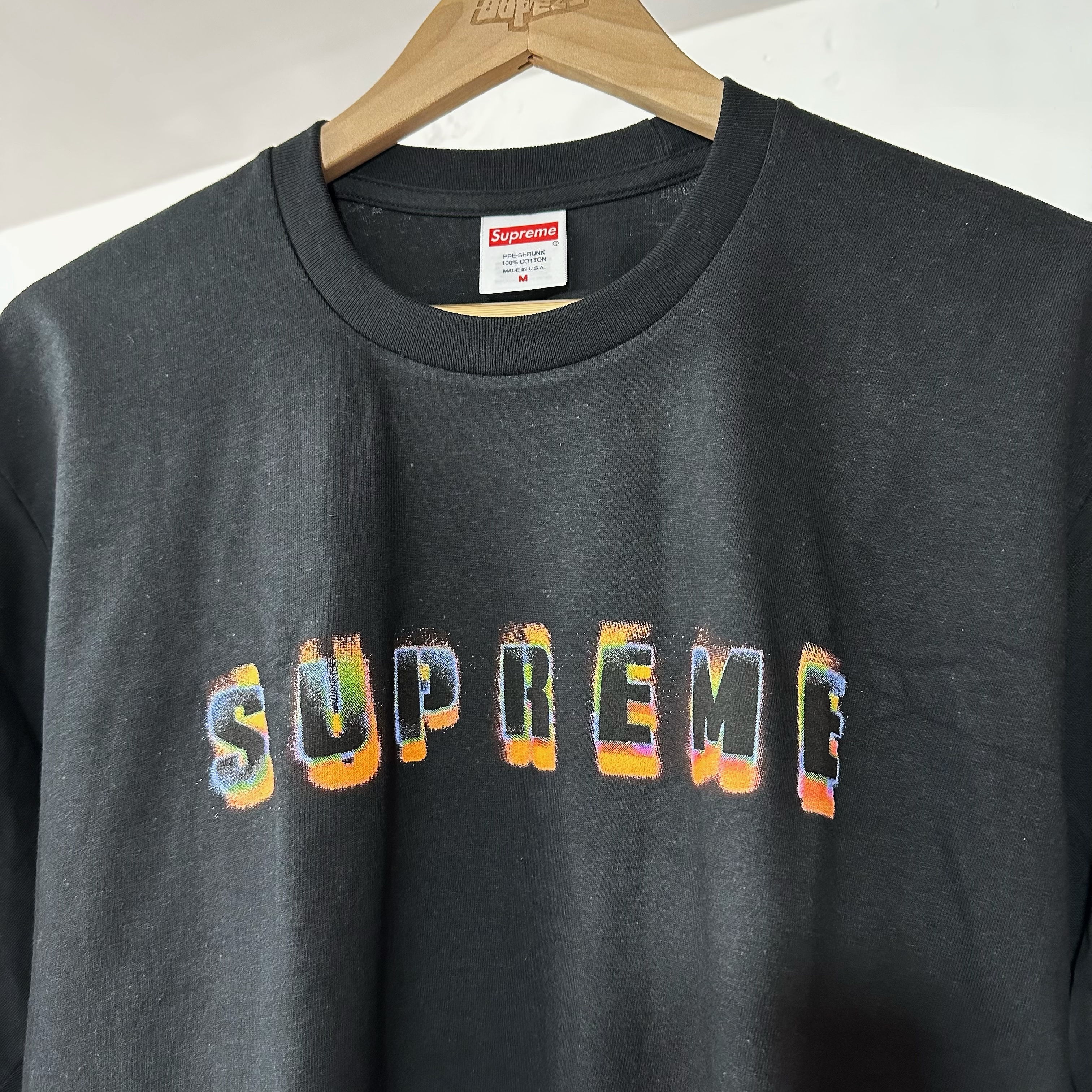 Supreme FW23 Stencil TEE Black