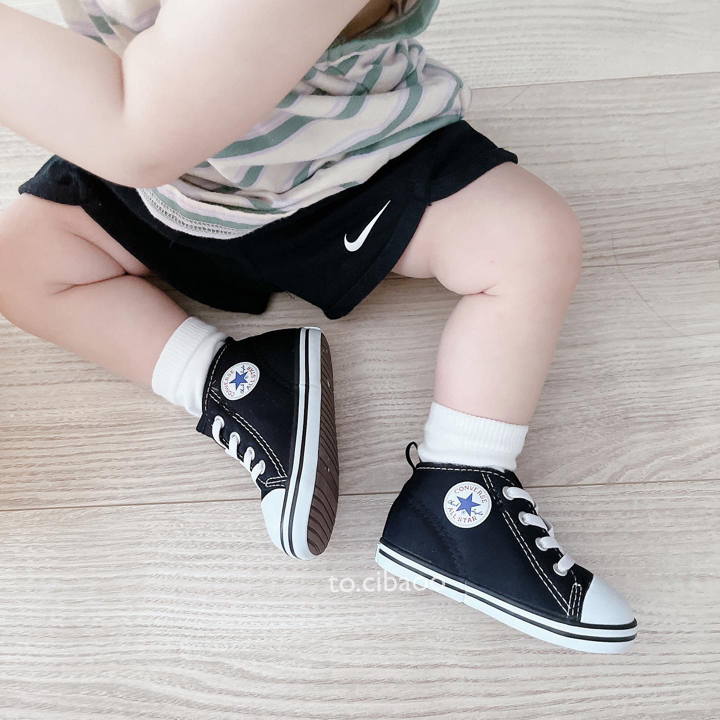 converse 寶寶鞋定番款 黑色