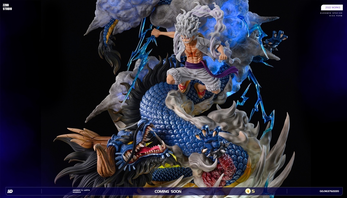 現貨GK ZZDD Studio One Piece 海賊王 週年款 尼卡路飛VS凱多