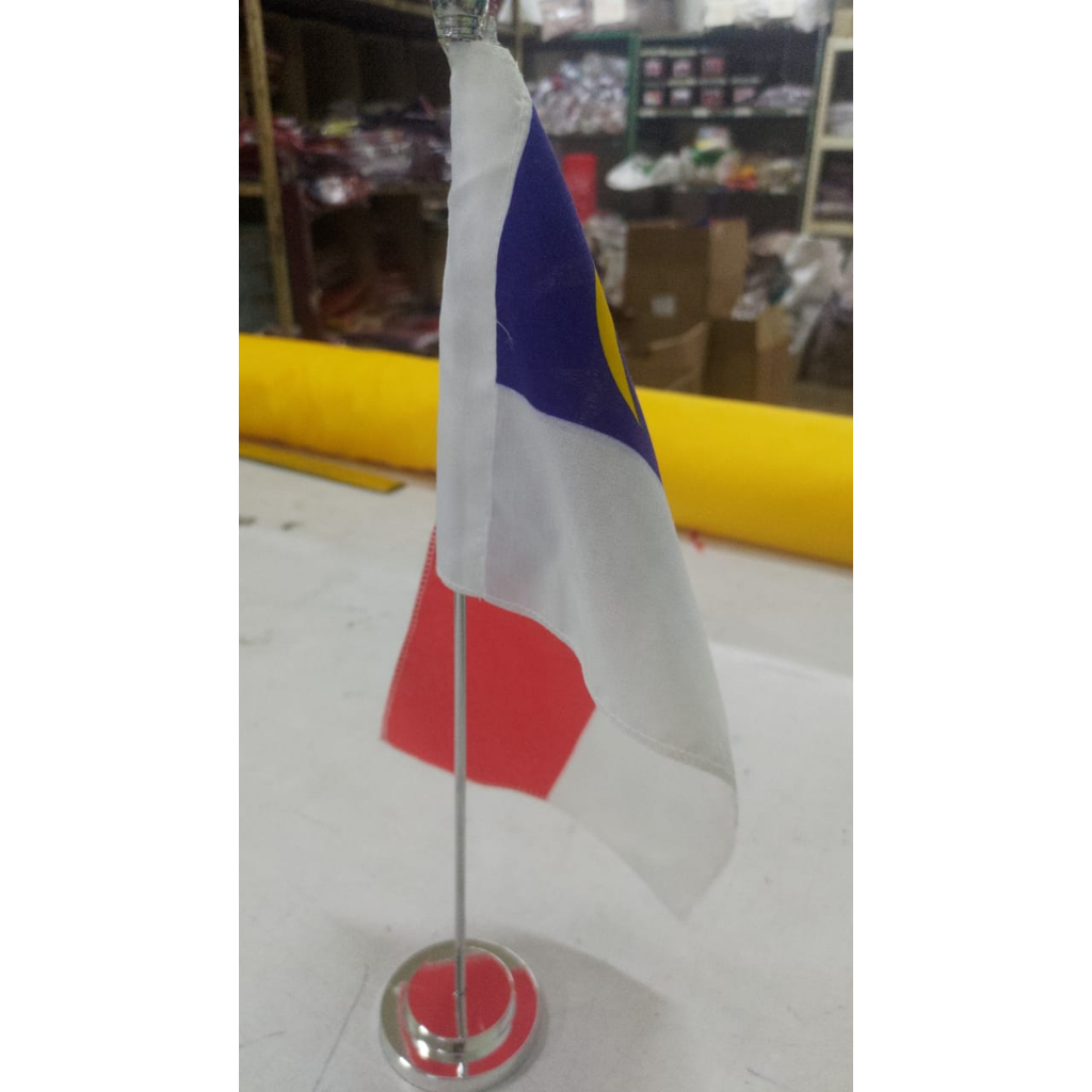 *Ready Stock* Melaka Table Flag / Bendera Meja Stainless Steel