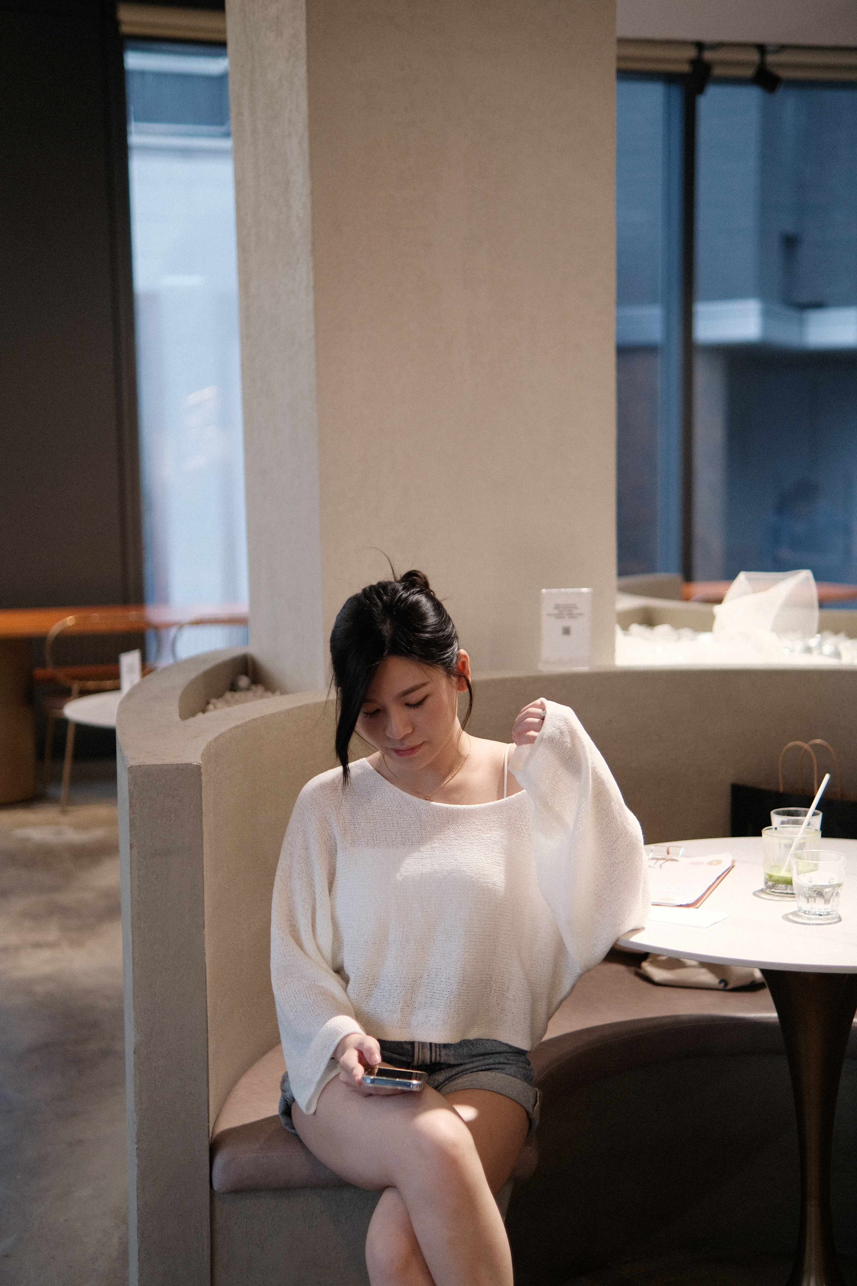 < set price > 捲捲邊慵懶感罩衫 +Cozy Padded Bra Top