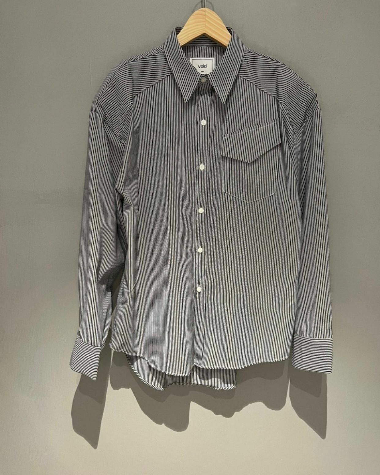 條子長袖恤衫 VOID-005S