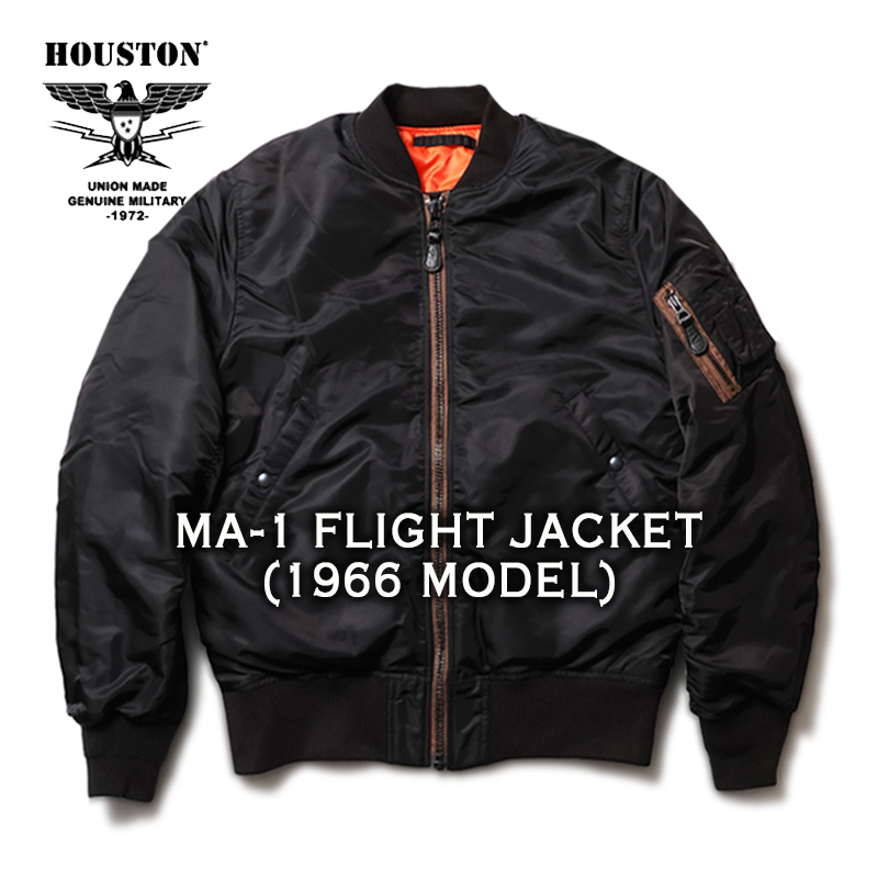 HOUSTON ヒューストン 50316 MA-1 心地よ FLIGHT JACKET