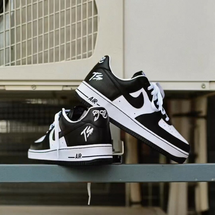 Nike Air Force 1 Low x Terror Squad "Black White" 熊貓 TS字母 聯名