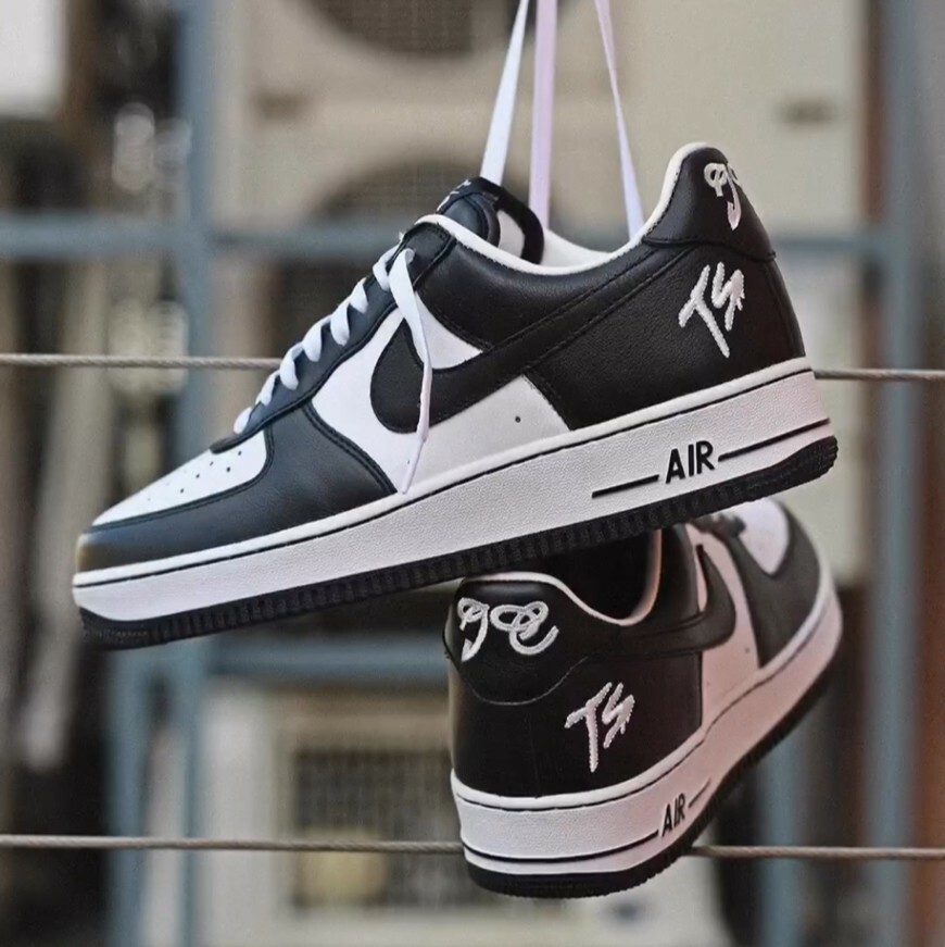 Nike Air Force 1 Low x Terror Squad "Black White" 熊貓 TS字母 聯名