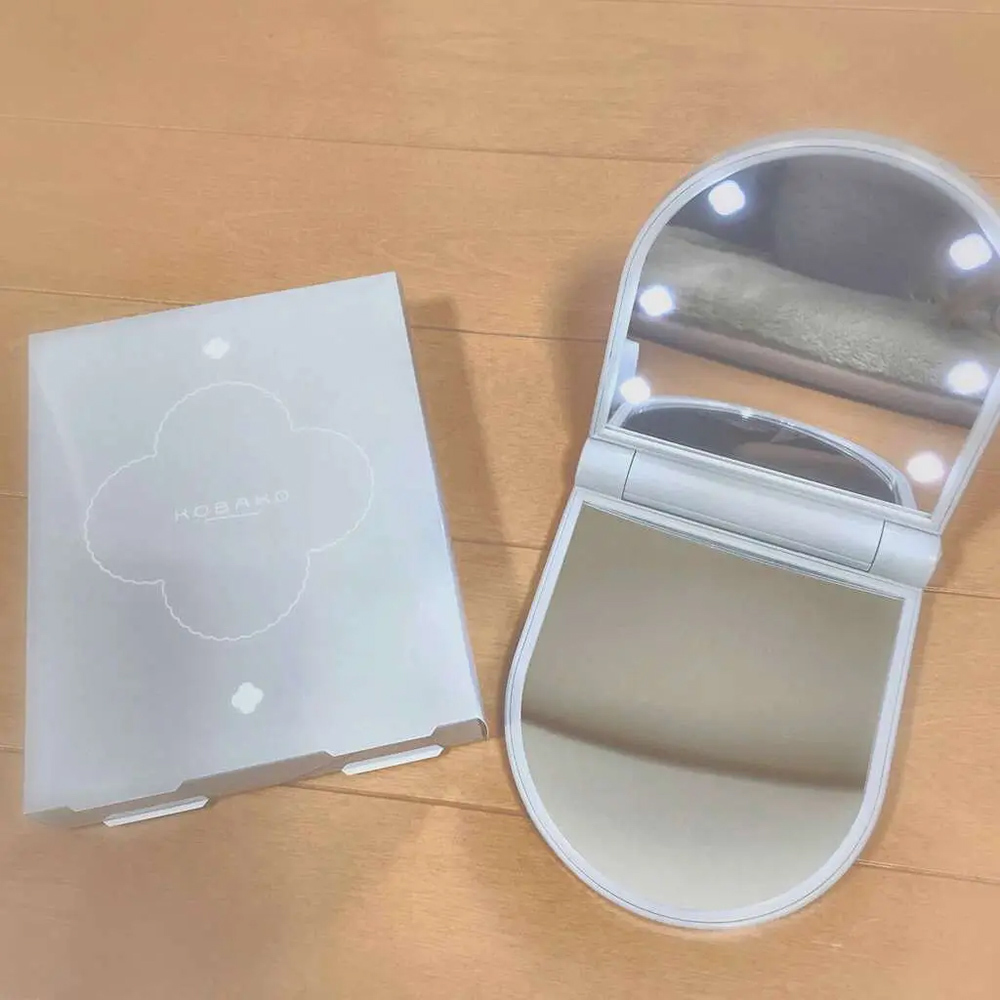 《貝印KAI》KOBAKO系列LED補光隨身美妝鏡