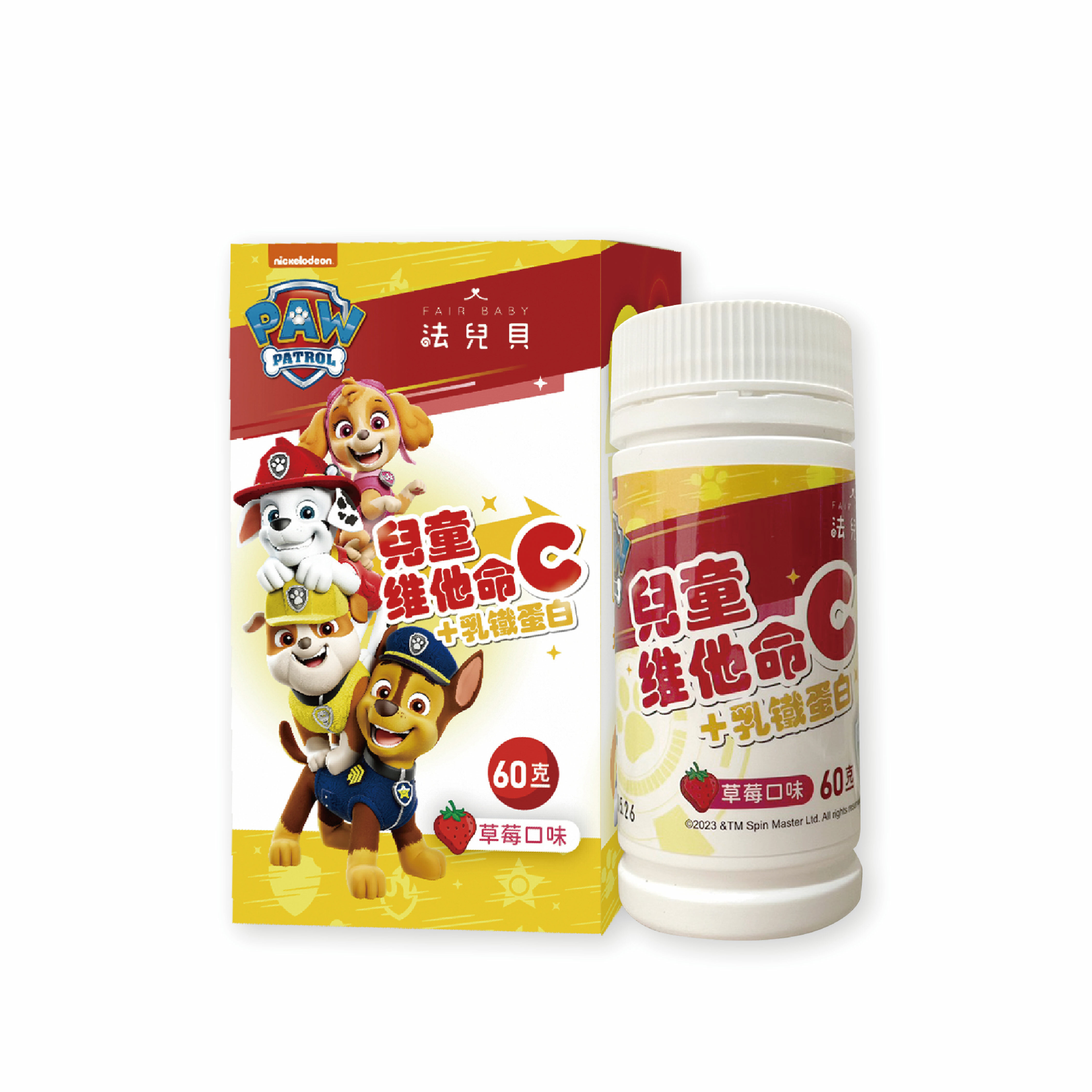 法兒貝 汪汪隊立大功 兒童維他命C 60g/瓶