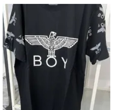 [S] BOYLONDON BOY EAGLE REFIT T-SHIRT,BLACK WHITE, B00TS1003U89 (SBB280)