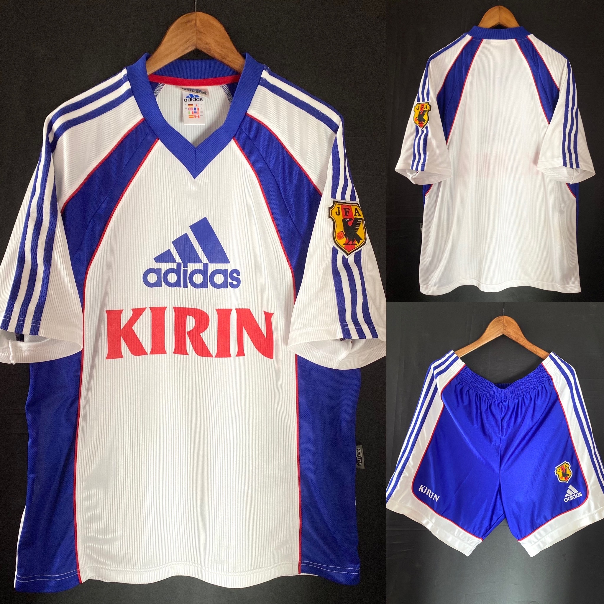 (球員版) 日本隊 2000 亞洲杯 Adidas 球員版訓練球衣連褲