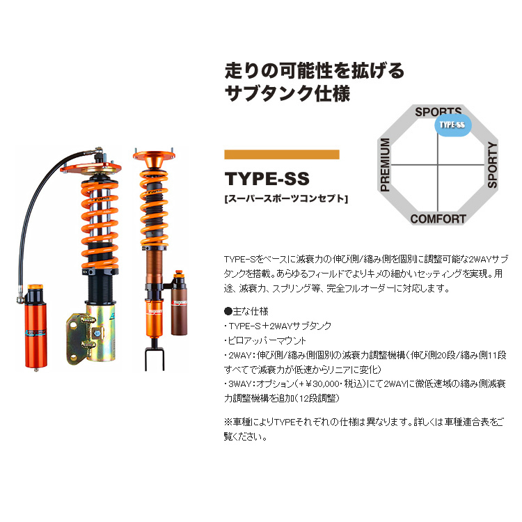 ARAGOSTA TYPE-SS 避震器 BMW E92 M3