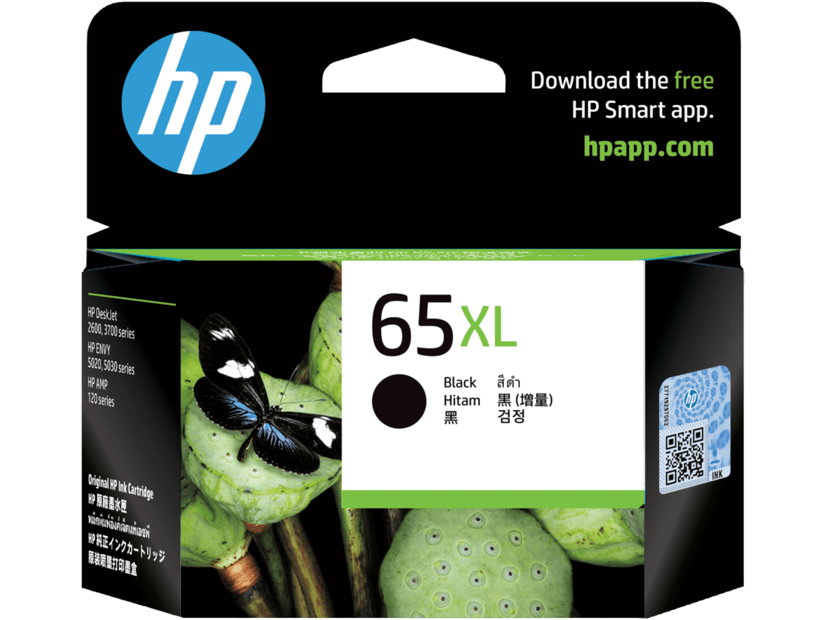 HP 65XL 黑色原廠墨盒