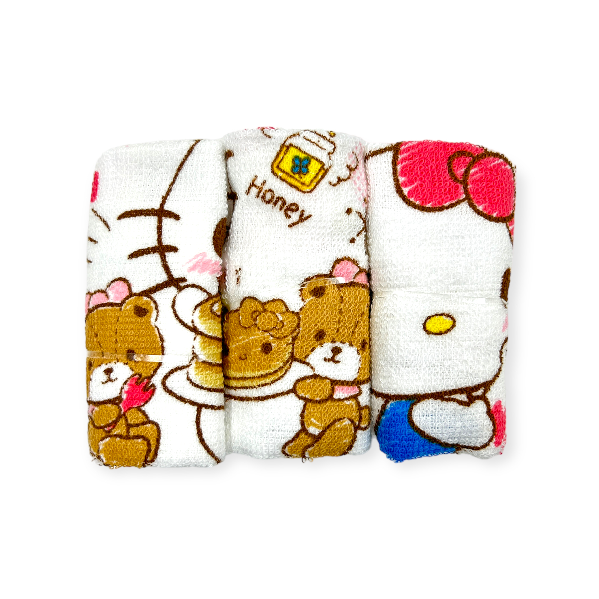 【日本Skater】Hello Kitty 棉質毛巾 3條裝