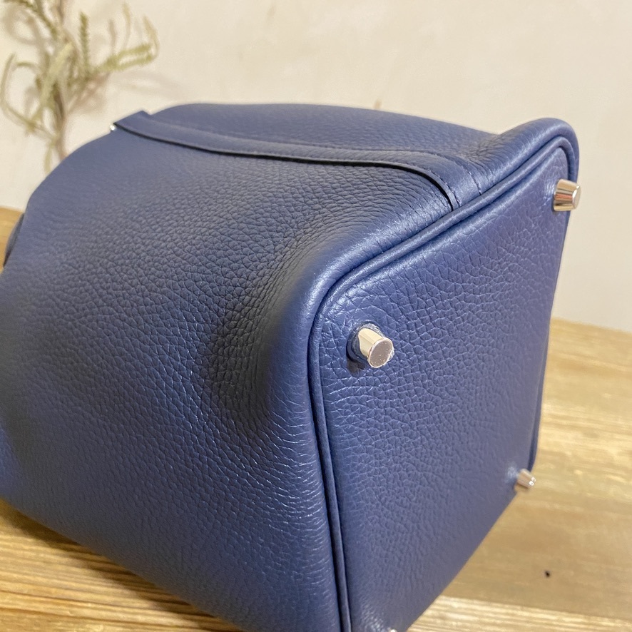 Brand new] Hermes picotin 18 clemence stamp U blue
