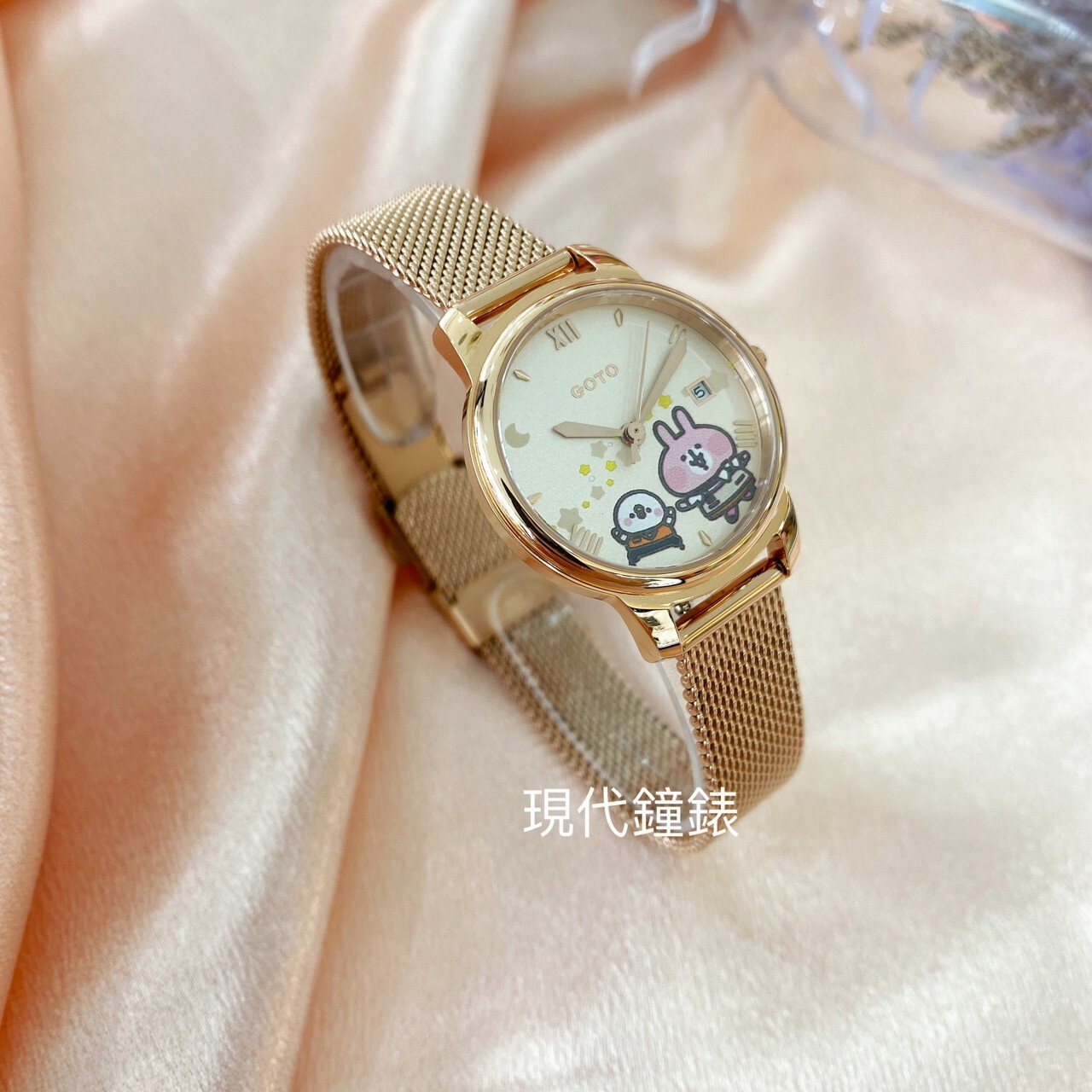 【GOTO】台灣高鐵X卡娜赫拉限量款 GM3117L-44-141 28mm 現代鐘錶