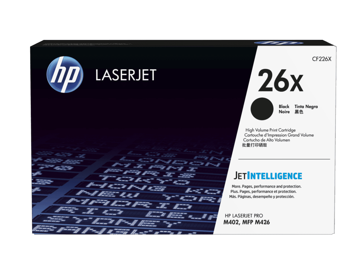 HP 26X 高打印量黑色原廠 LaserJet 碳粉盒 CF226X