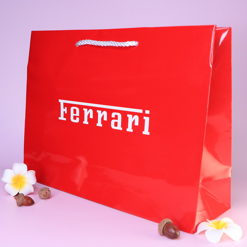 Ferrari 法拉利 精美紅色紙袋 - BA0018