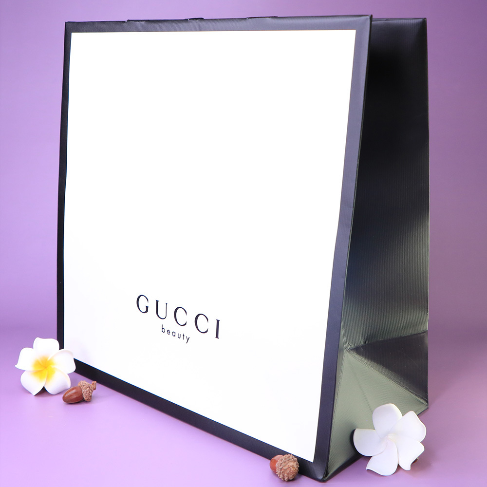 GUCCI 經典黑框紙袋 (中) - BA0061