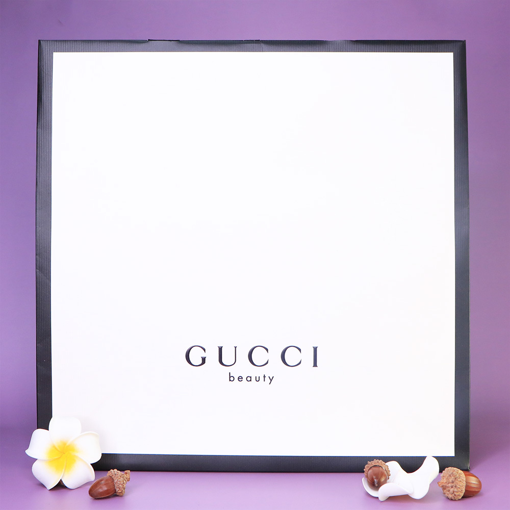 GUCCI 經典黑框紙袋 (中) - BA0061