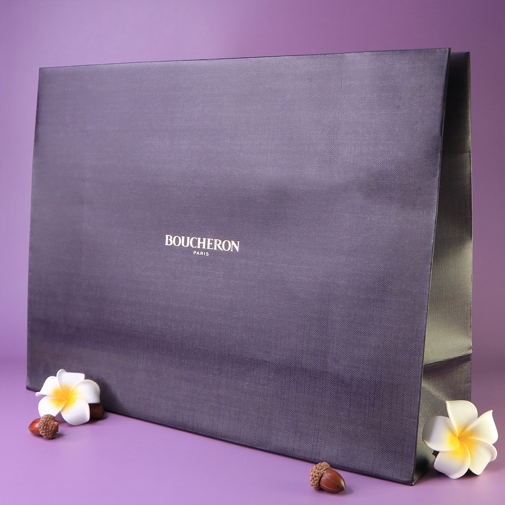 BOUCHERON 寶詩龍 深紫色精美紙袋 - BA0040