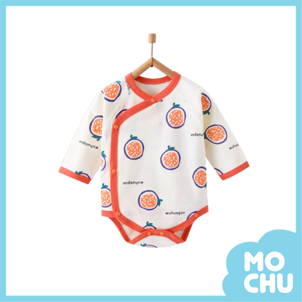 甜甜無花果長袖包屁衣