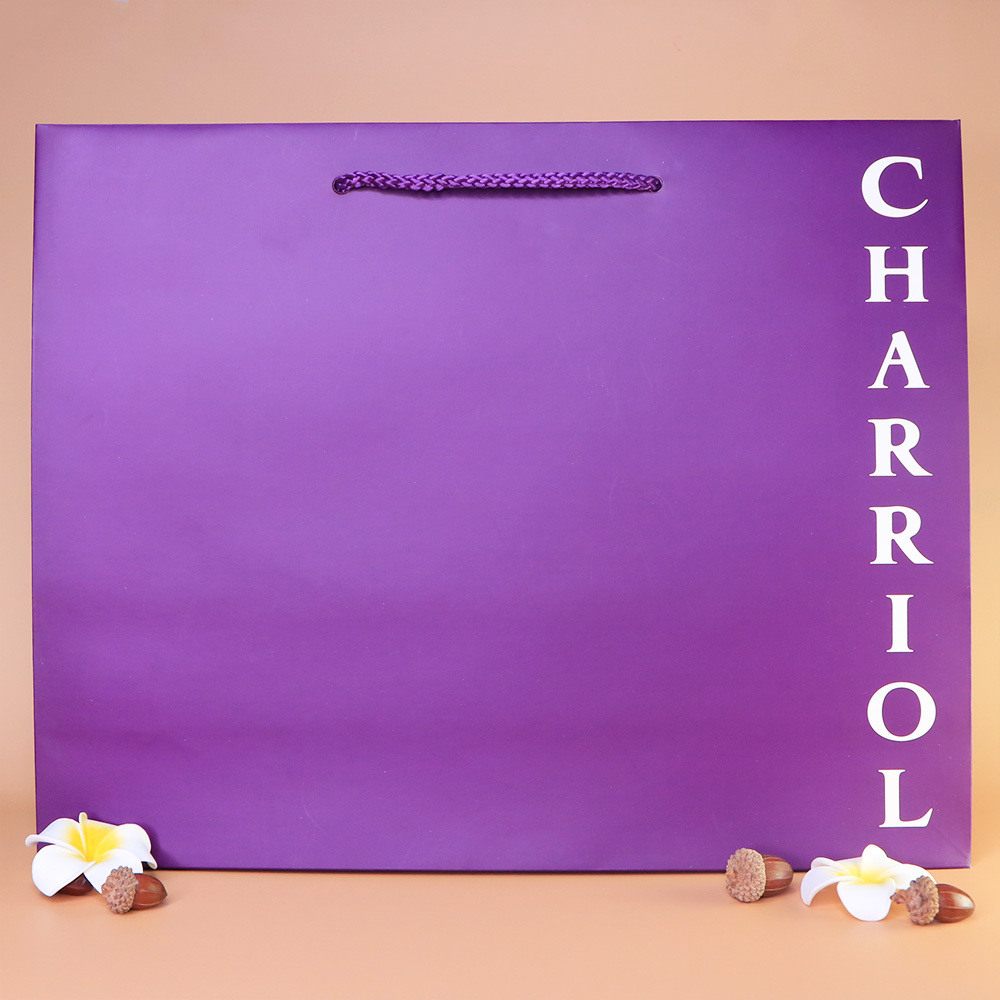 CHARRIOL 夏利豪 精美紫色紙袋 - BA0038