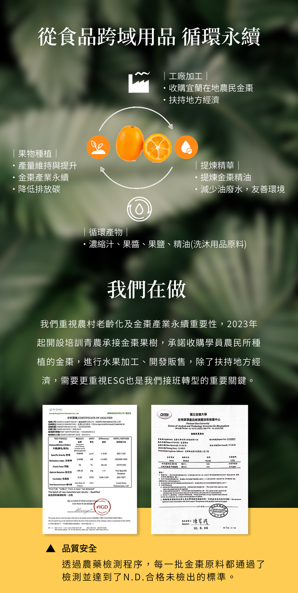 金棗循環永續概念