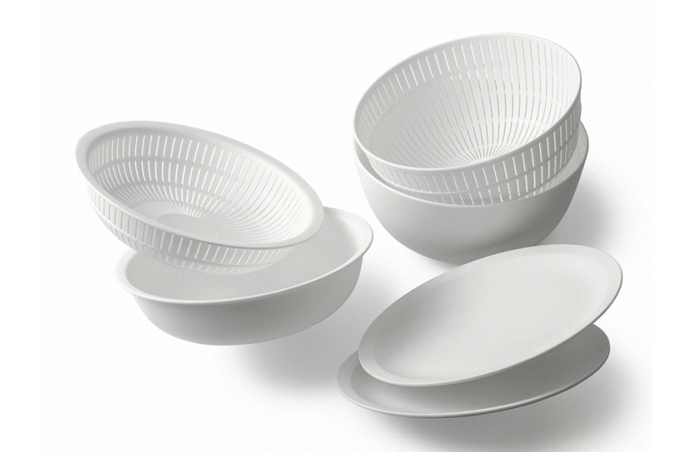 《like-it》日本製純白無印風多功能瀝水洗米網盆6件組