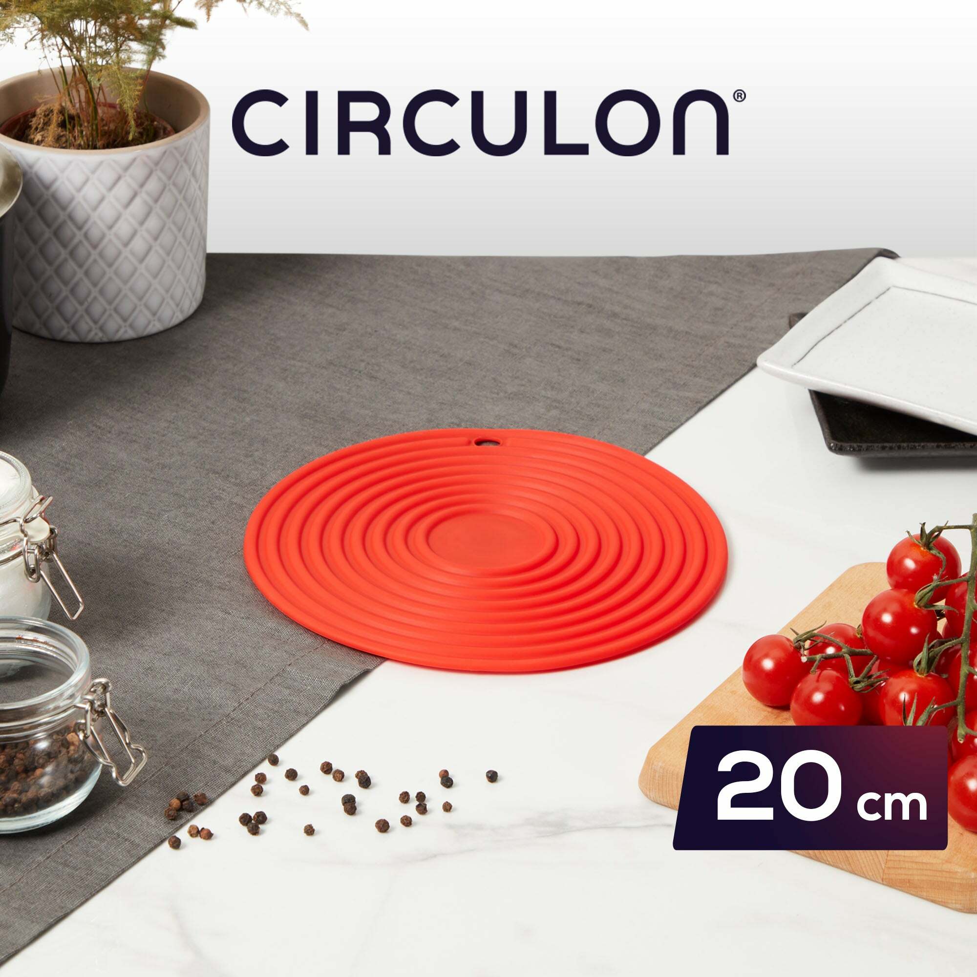 《CIRCULON 》CIRCULON圈圈矽膠阻熱墊(紅)