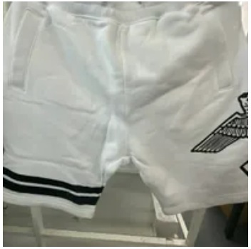 [S] BOYLONDON EAGLE BOY DIAGONAL SHORT PANTS,WHITE, B02SP1001U80 (SBB315)