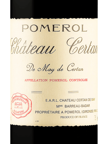 Chateau Certan de May 2005 (RP95)