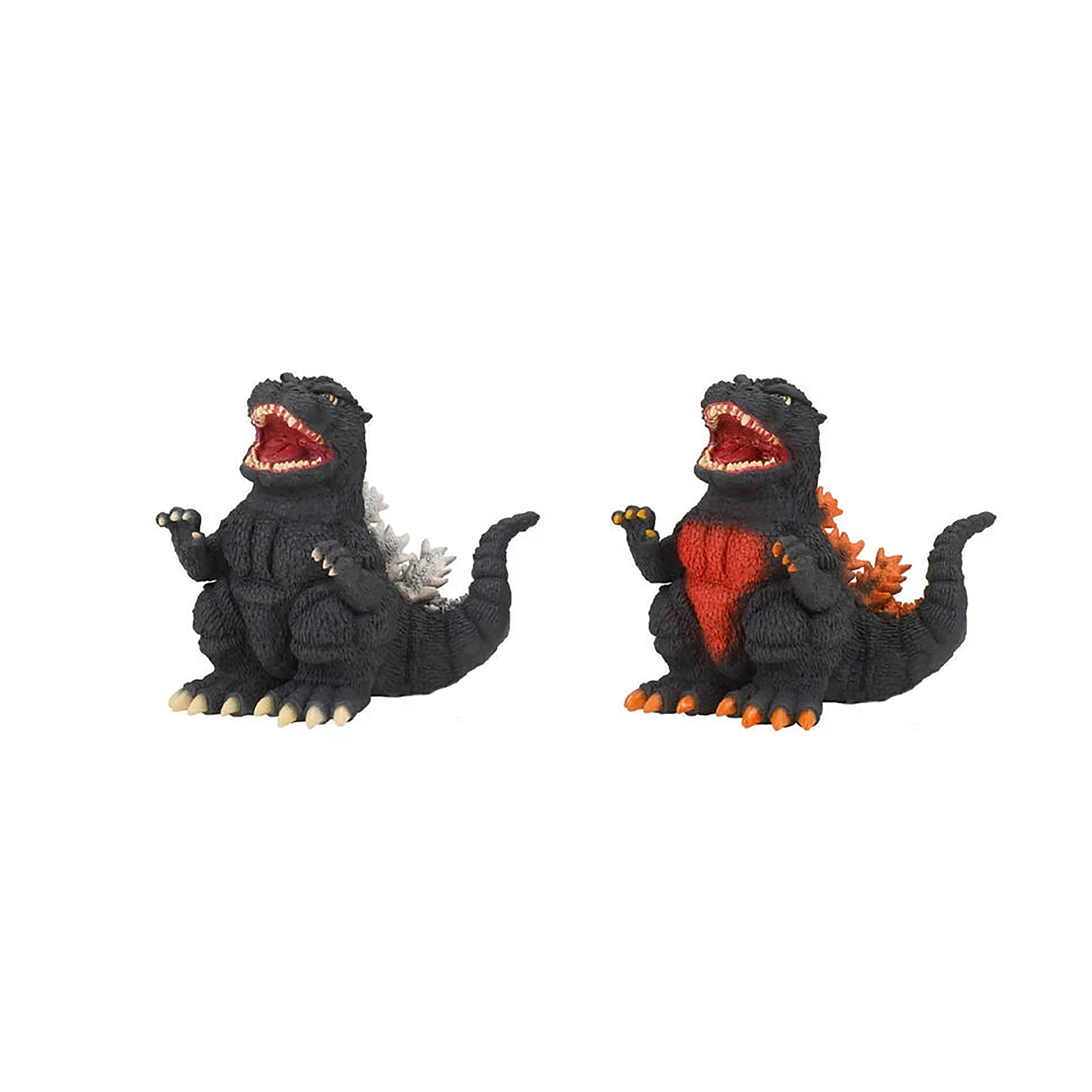 BANDAI SPIRITS CO., LTD. 萬代 東寶怪獸系列 鎮座獸 哥吉拉1995 景品公仔 (A:哥吉拉1995)/ (B:紅蓮哥吉拉)